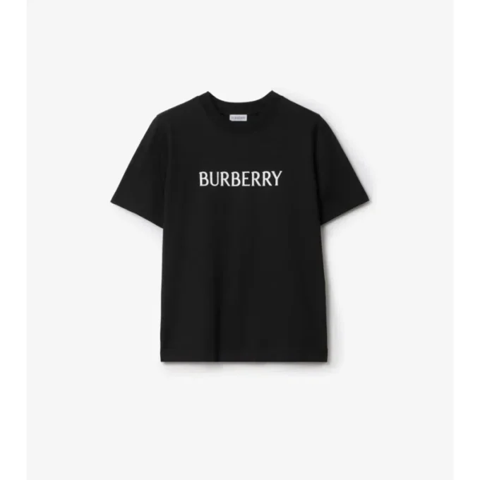 T-shirt i bomull med logotyp T-shirt i bomull med logotyp