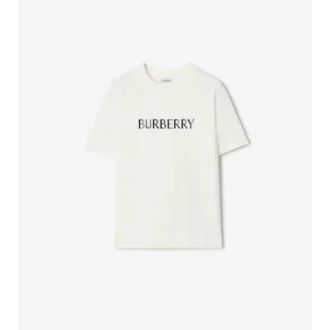 T-shirt i bomull med logotyp