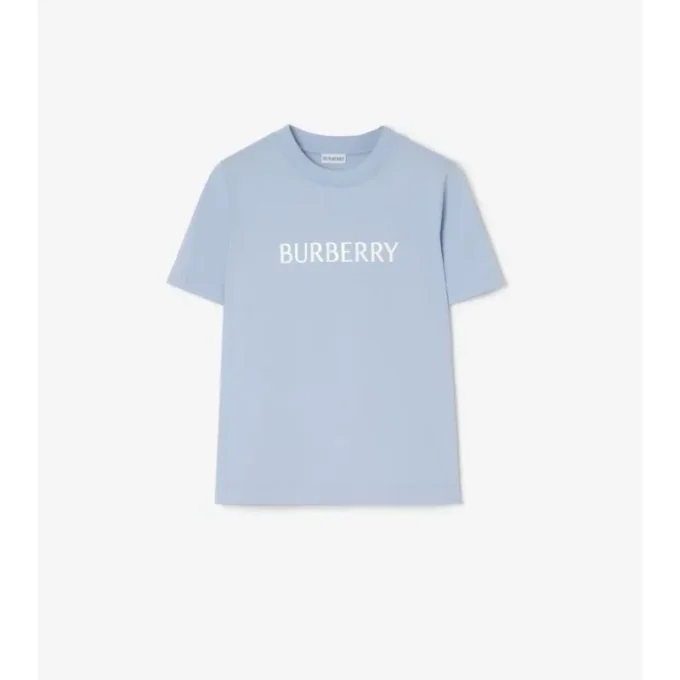 T-shirt i bomull med logotyp T-shirt i bomull med logotyp