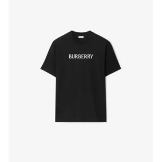 T-shirt i bomull med logotyp