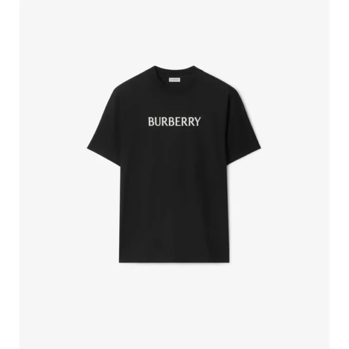 T-shirt i bomull med logotyp T-shirt i bomull med logotyp