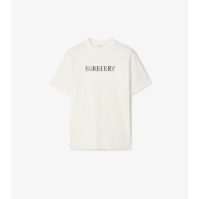 T-shirt i bomull med logotyp T-shirt i bomull med logotyp
