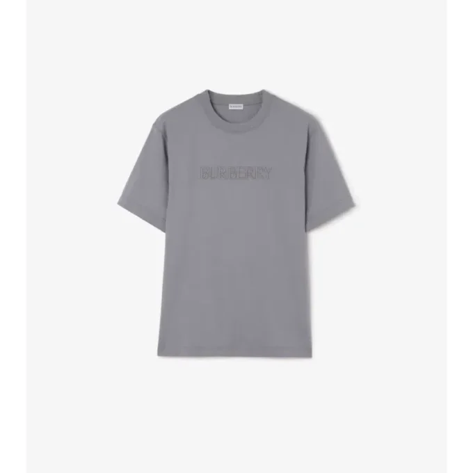 T-shirt i bomull med logotyp T-shirt i bomull med logotyp