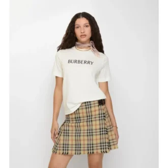 T-shirt i bomull med logotyp