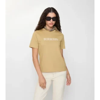 T-shirt i bomull med logotyp