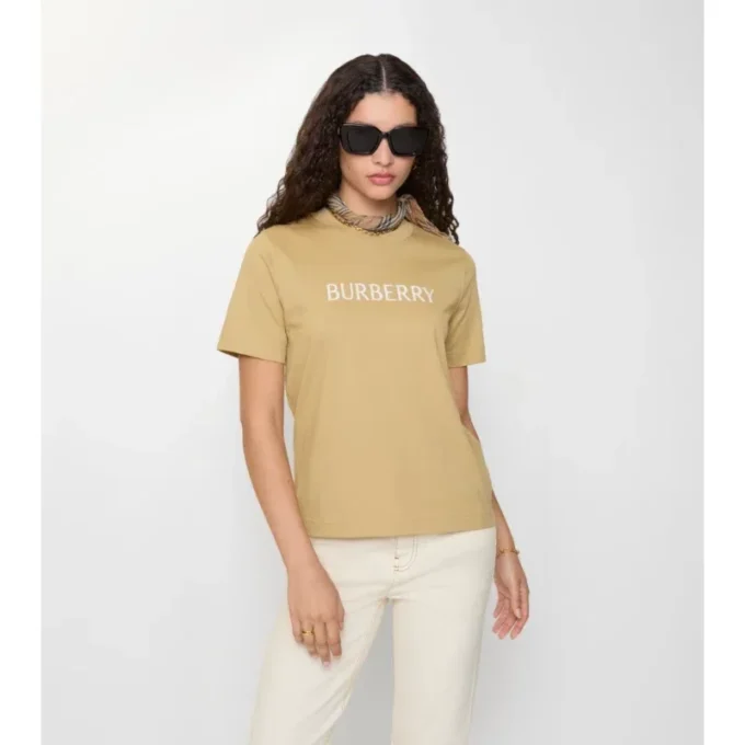 T-shirt i bomull med logotyp T-shirt i bomull med logotyp