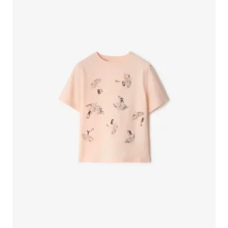 T-shirt i bomull med paraplylogotyp T-shirt i bomull med paraplylogotyp