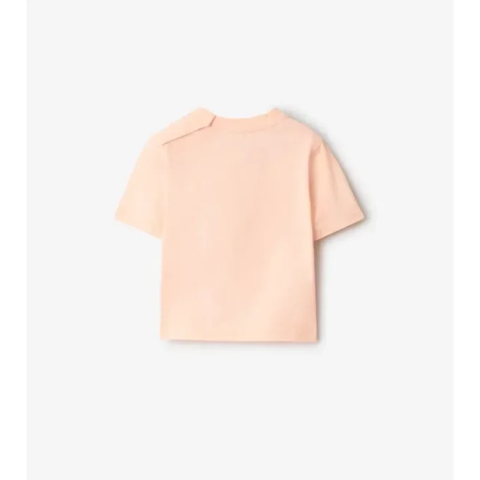T-shirt i bomull med paraplylogotyp T-shirt i bomull med paraplylogotyp