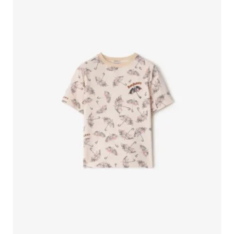 T-shirt i bomull med paraplymotiv