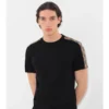 T-shirt i bomull med rutmönster T-shirt i bomull med rutmönster