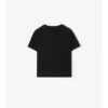 T-shirt i bomull med rutmönster