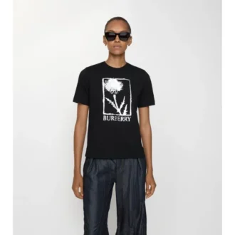 T-shirt i bomull med tistelmotiv