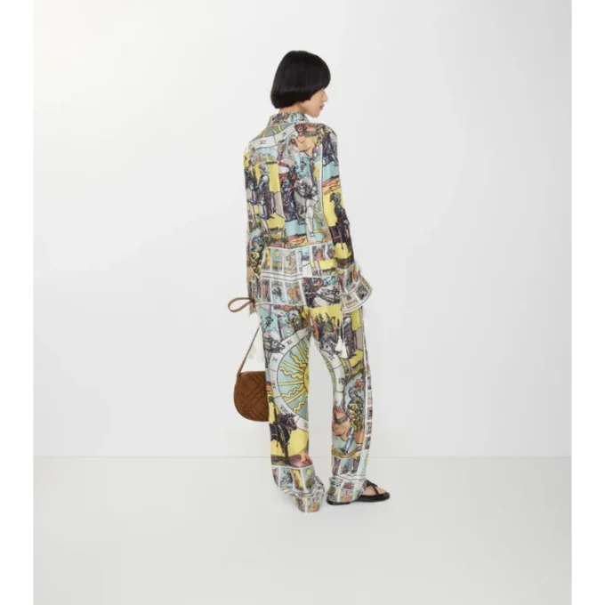 Tarot-pyjamasbyxor i siden Tarot-pyjamasbyxor i siden