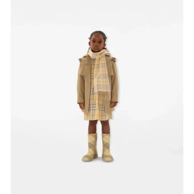Trench Coat i bomull med huva Trench Coat i bomull med huva
