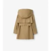 Trench Coat i bomull med huva Trench Coat i bomull med huva
