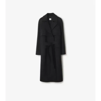 Trench Coat i långfibrig ull och kashmir Trench Coat i långfibrig ull och kashmir