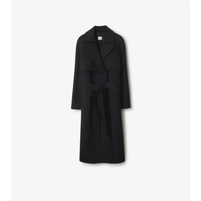 Trench Coat i långfibrig ull och kashmir Trench Coat i långfibrig ull och kashmir