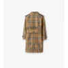 Trench Coat i rutig bomullstwill Trench Coat i rutig bomullstwill