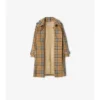 Trench Coat i rutig bomullstwill Trench Coat i rutig bomullstwill