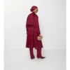 Trench Coat i rutigt siden Trench Coat i rutigt siden