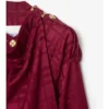Trench Coat i rutigt siden Trench Coat i rutigt siden