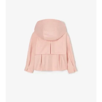 Trenchcoat i bomull med huva Trenchcoat i bomull med huva
