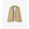 Trenchcoat i bomullsblandning