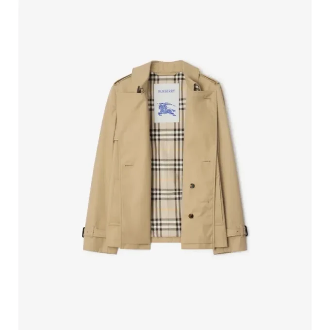 Trenchcoat i bomullsblandning
