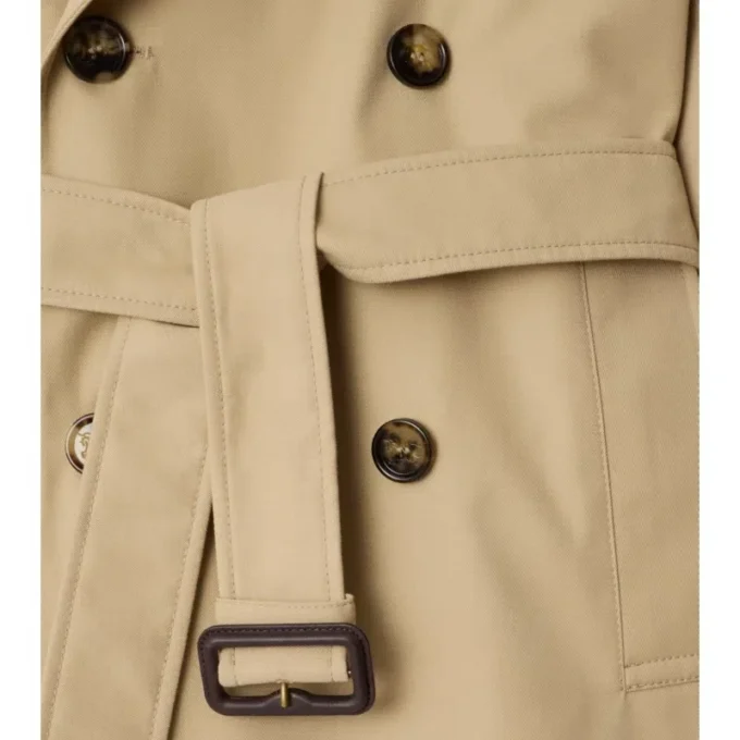 Trenchcoat i bomullsblandning