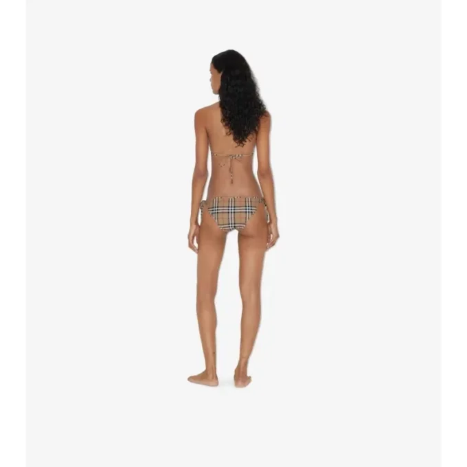 Triangelbikini i rutmönster Triangelbikini i rutmönster