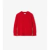 Tröja i ull och kashmir med rutmönster Tröja i ull och kashmir med rutmönster