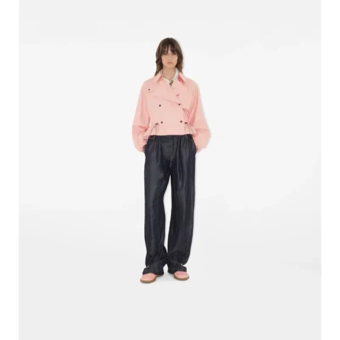 Tropical Gabardine-trenchcoat med huva Tropical Gabardine-trenchcoat med huva