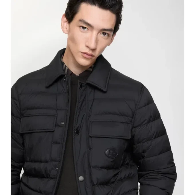 Vadderad overshirt i nylon Vadderad overshirt i nylon