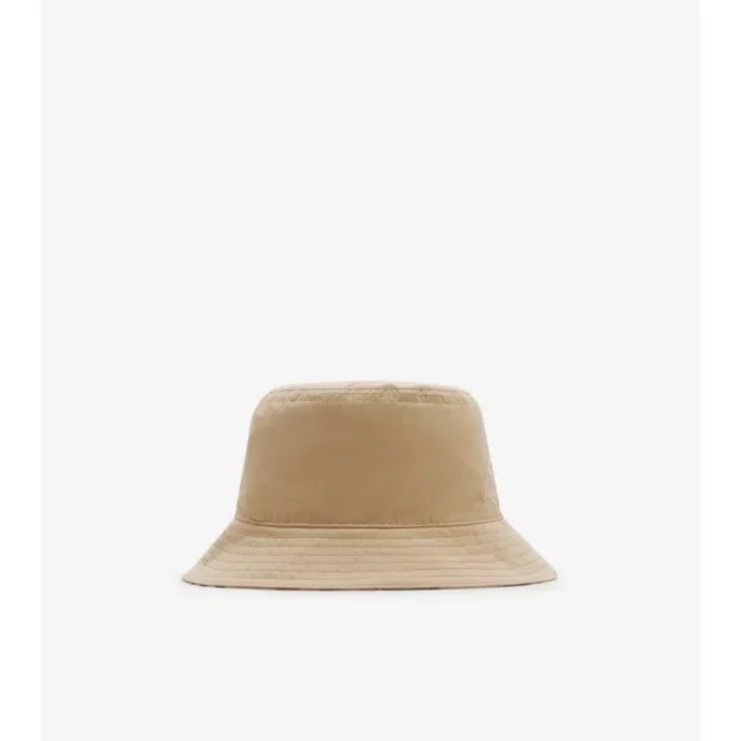 Vändbar bucket hat i Gabardine Vändbar bucket hat i Gabardine