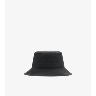 Vändbar bucket hat i nylon med Knight Stamp-mönster