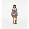 Vändbar jacka i bomullsblandning med rutmönster Vändbar jacka i bomullsblandning med rutmönster