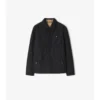 Vändbar quiltad overshirt i nylon Vändbar quiltad overshirt i nylon