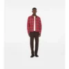 Vändbar quiltad overshirt i nylon Vändbar quiltad overshirt i nylon