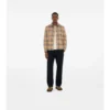 Vändbar quiltad overshirt i nylon Vändbar quiltad overshirt i nylon