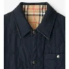 Vändbar quiltad overshirt i nylon Vändbar quiltad overshirt i nylon