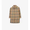 Vändbar rutig gabardine-Car Coat Vändbar rutig gabardine-Car Coat