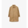 Vändbar rutig gabardine-Car Coat Vändbar rutig gabardine-Car Coat