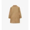Vändbar rutig gabardine-Car Coat Vändbar rutig gabardine-Car Coat