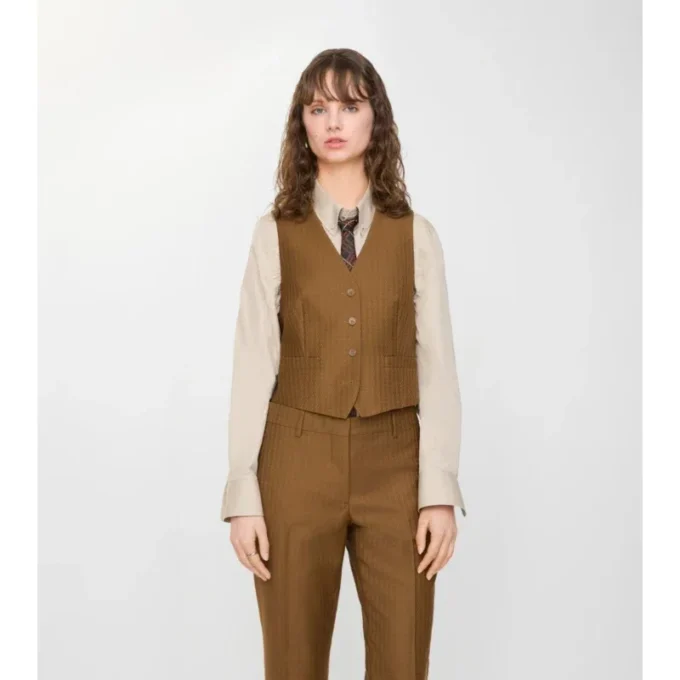 Väst i ull och mohair Väst i ull och mohair