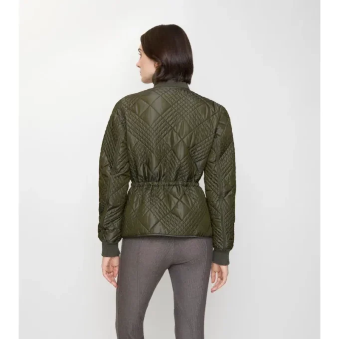 Wakerley-jacka i nylon med mikrorutmönster Wakerley-jacka i nylon med mikrorutmönster